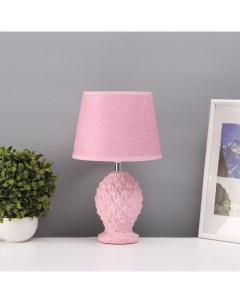 Лампа настольная «Бутон» 1×40 Вт Е14 розовый 20×20×34 см Risalux