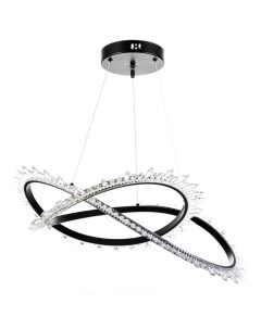 Светильник «Кристаллы» LED 110 Вт 3000-6000К черный 52×47×100 см Bayerlux