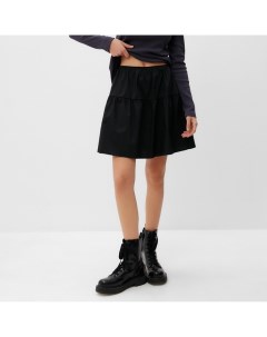 Юбка мини женский, размер 42, чёрный Mist