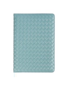 Ежедневник недатированный A5, 136 листов, . Clair, твёрдая обложка с поролоном из искусственной кожи, перфорация, ляссе, блок 70 г/м2, голубой Devente