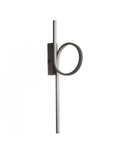 Бра «Леона» LED 24 Вт 4000К черный 5×22×63 см Bayerlux