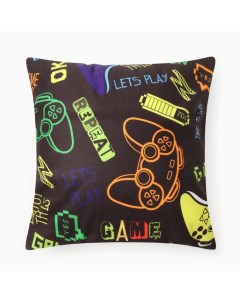 Чехол на подушку «» Game, 40×40 см, велюр Этель