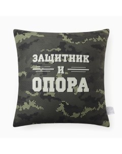 Подушка декоративная «. Защитник и опора», 40×40 см, велюр Этель