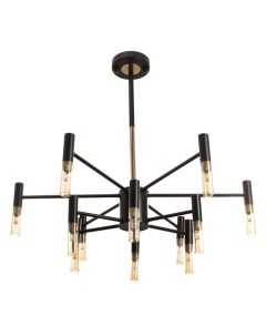 Люстра «Джилиан», 12хG9, черно-золотой, 66×66×65 см Bayerlux
