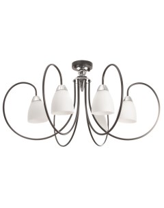 Люстра «Серо» 6хЕ27 40 Вт черно-хромовый 85×85×60 см Bayerlux