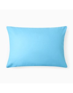 Наволочка 50*70 см, цв. голубой, 100% хлопок, поплин, 125 г/м² Этель