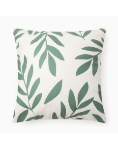 Чехол на подушку «. Листья», 40×40 см, велюр Этель