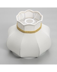 Абажур, Е27, белый, d=30 см Bayerlux