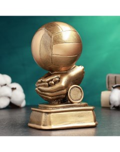 Фигура наградная, стела TAKE IT EASY «Волейбол», под золото, 8.5×11×18 см Сима-ленд