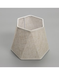 Абажур, Е27, светло-бежевый, 14×16×13 см Bayerlux