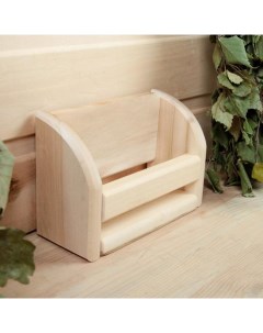 Полка для бани и сауны, 17×11 см, липа, «» Добропаровъ