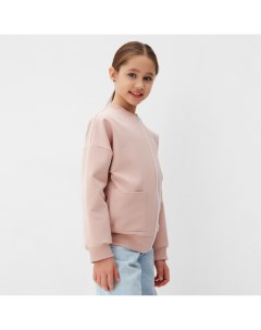Джемпер для девочки, пудровый, рост 140 см Minaku