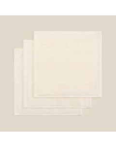 Набор салфеток SL HOME: Basic "Айвори" 30х30 см - 3 шт., 100% хлопок, 530 г/м2 Sima-land home