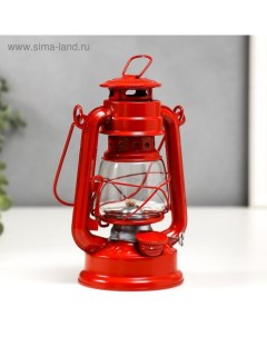 Керосиновая лампа декоративная красный 9.7×12.5×11.5 см Risalux