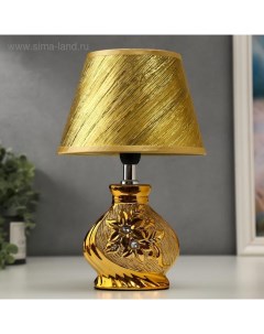 Лампа настольная 16277/1GD Е14 40 Вт золото 17×17×26 см Risalux