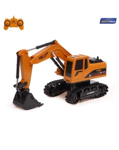 Экскаватор радиоуправляемый «Стройтехника», подвижный ковш, работает от аккумулятора Автоград