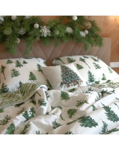 Постельное бельё дуэт «. Елки», поплин Этель