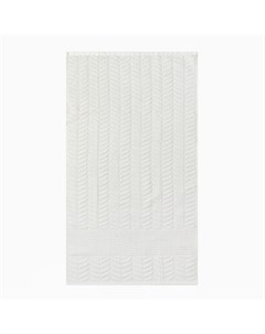 Полотенце махровое «. Узор», 50×90 см, молочное Этель