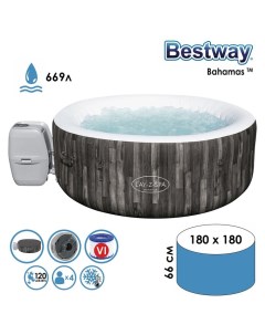 SPA-бассейн St.Lucia Bahamas AirJet, 180×66 см, 60005 Bestway
