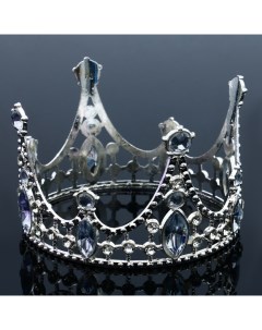 Топпер для торта «Корона», цвет серебро Страна карнавалия