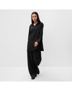 Костюм женский (рубашка, брюки) Summer time, размер 44-46, чёрный Mist