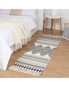 Ковер «Графический узор», 60×180 см, 50% хл, 50% п/э Этель