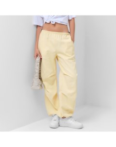 Брюки карго женские : Summer time, размер 44-46, жёлтые Mist