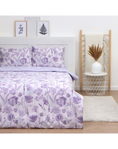 Постельное бельё дуэт «Лавандовое поле», сатин Lovelife