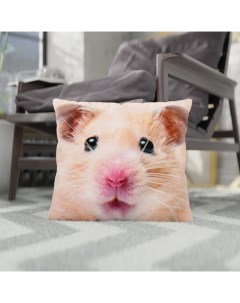 Подушка декоративная «. Хомячок», 40×40 см, габардин Этель