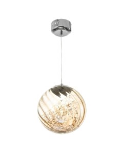 Светильник «Шар» LED 15 Вт 6000К янтарное стекло 25×25×125 см Bayerlux