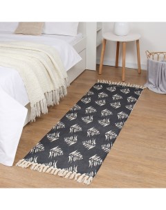 Ковер «Листва», 60×180 см, 50% хл, 50% п/э Этель