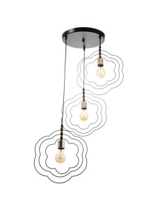 Светильник «Вонел» 3хЕ27 40 Вт черный 50×50×100 см Bayerlux