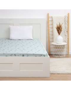 Простыня 1.5 спальная «» Hello, adventure, 150×215 см, хлопок 100%, бязь Этель