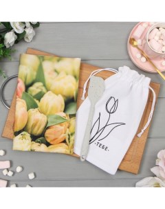 Набор подарочный «8 Марта»: полотенце 40×73 см, лопатка Этель