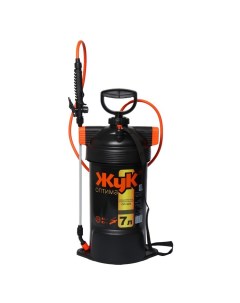 Опрыскиватель помповый, 7 л, термоусадка, пластиковый брандспойт, ОП-220, «» Жук