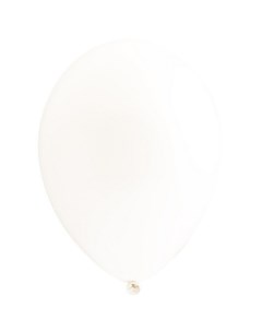 Воздушные шары латексные 14", пастель, 50 шт., белые Belbal