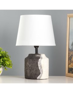 Настольная лампа «Сезаль» Е14 40 Вт серо-белый 20×20×33 см Risalux