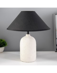 Настольная лампа «Томила» Е14 40 Вт белый черный 30×30×37 см Risalux