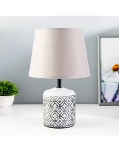 Настольная лампа «Ория» Е14 40 Вт серый 20×20×30 см Risalux