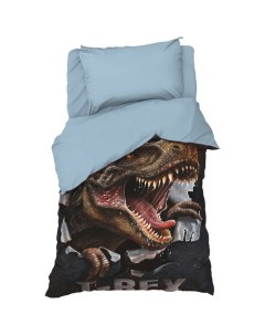 Постельное бельё 1.5-спальное «» Dangerous T-rex, бязь Этель