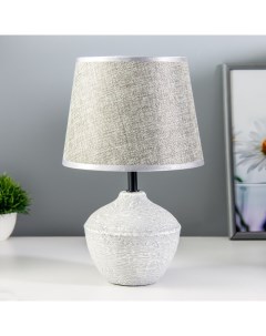 Настольная лампа «Мила» Е14 40 Вт серый 20×20×33 см Risalux