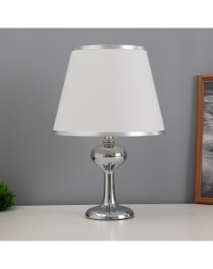 Лампа настольная «Сарма» 1×60 Вт E27 хром 25×25×40 см Risalux