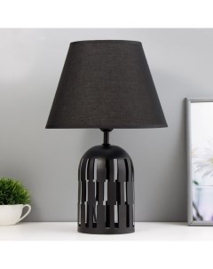 Настольная лампа «Трезария» E14 40 Вт черный 27×27×42 см Risalux