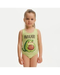 Купальник детский слитный «Avоcato», рост 98-104 см (30), зелёный Kaftan