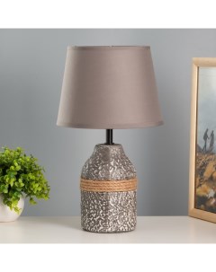 Настольная лампа «Агапия» Е14 40 Вт серый 20×20×35 см Risalux
