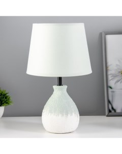 Настольная лампа «Заряна» Е14 40 Вт белый голубой 30×30×33 см Risalux