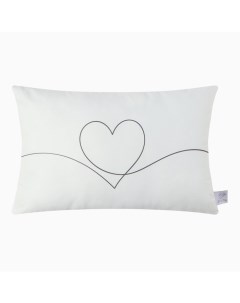 Подушка декоративная «. Сердечко», 60×40 см, велюр Этель