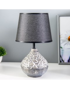 Настольная лампа «Ева» Е14 40 Вт черный 20×20×33 см Risalux