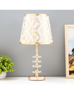 Лампа настольная «Бирма» 1×60 Вт E27 золото 21×21×40 см Risalux