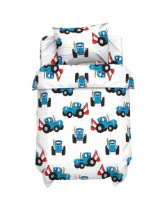 Постельное бельё ясельный «. Любимый малыш», поплин Синий трактор